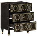 vidaXL tömör mangófa éjjeliszekrény 50 x 33 x 60 cm