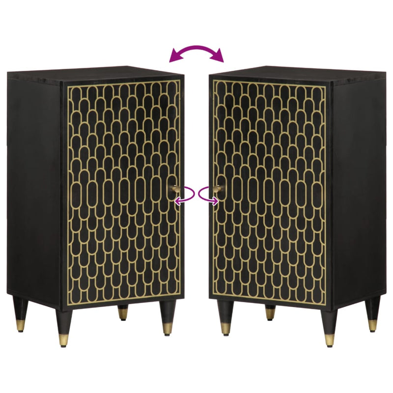 vidaXL tömör mangófa kisszekrény 40 x 33 x 75 cm