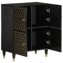 vidaXL tömör mangófa tálalószekrény 60 x 33 x 75 cm