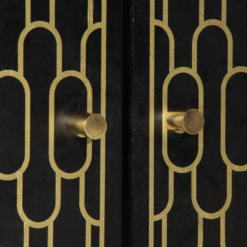 vidaXL tömör mangófa tálalószekrény 60 x 33 x 75 cm