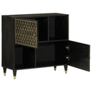 vidaXL tömör mangófa tálalószekrény 80 x 33 x 75 cm