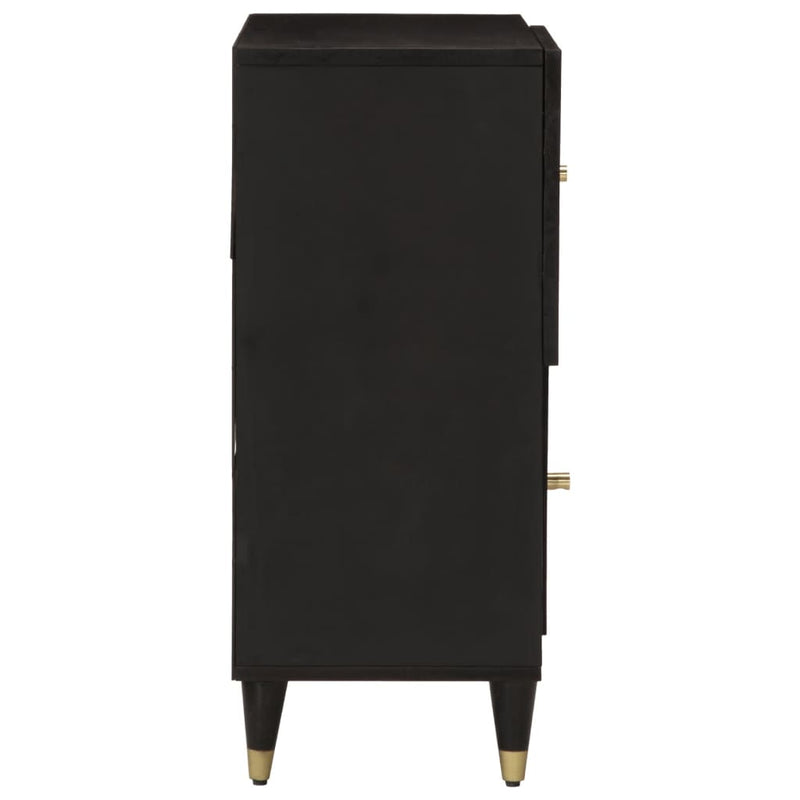 vidaXL tömör mangófa tálalószekrény 80 x 33 x 75 cm