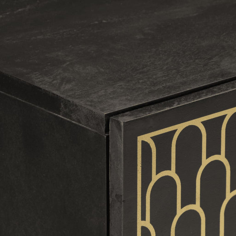 vidaXL tömör mangófa tálalószekrény 80 x 33 x 75 cm