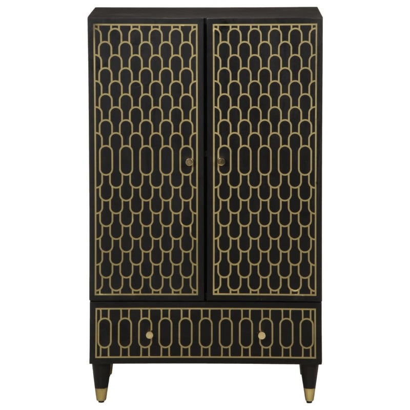 vidaXL tömör mangófa magasszekrény 60 x 33 x 100 cm