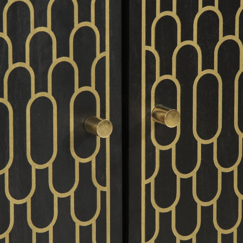 vidaXL tömör mangófa magasszekrény 60 x 33 x 100 cm