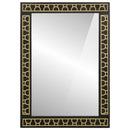 vidaXL tömör mangófa és üveg fürdőszobatükör 50 x 70 x 2,5 cm