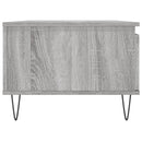 vidaXL szürke sonoma színű szerelt fa dohányzóasztal 90 x 50 x 36,5 cm