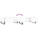 vidaXL fehér szerelt fa dohányzóasztal 90 x 50 x 36,5 cm