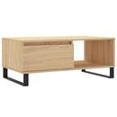 vidaXL sonoma tölgy színű szerelt fa dohányzóasztal 90 x 50 x 36,5 cm