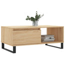 vidaXL sonoma tölgy színű szerelt fa dohányzóasztal 90 x 50 x 36,5 cm