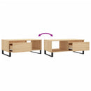 vidaXL sonoma tölgy színű szerelt fa dohányzóasztal 90 x 50 x 36,5 cm