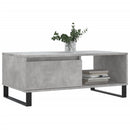 vidaXL betonszürke szerelt fa dohányzóasztal 90x50x36,5 cm