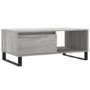 vidaXL szürke sonoma színű szerelt fa dohányzóasztal 90 x 50 x 36,5 cm