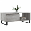 vidaXL szürke sonoma színű szerelt fa dohányzóasztal 90 x 50 x 36,5 cm