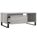 vidaXL szürke sonoma színű szerelt fa dohányzóasztal 90 x 50 x 36,5 cm