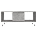 vidaXL betonszürke szerelt fa dohányzóasztal 90x50x36,5 cm