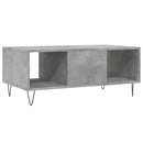 vidaXL betonszürke szerelt fa dohányzóasztal 90x50x36,5 cm