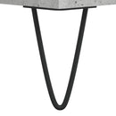 vidaXL betonszürke szerelt fa dohányzóasztal 90x50x36,5 cm