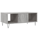 vidaXL szürke sonoma színű szerelt fa dohányzóasztal 90 x 50 x 36,5 cm