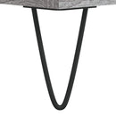 vidaXL szürke sonoma színű szerelt fa dohányzóasztal 90 x 50 x 36,5 cm