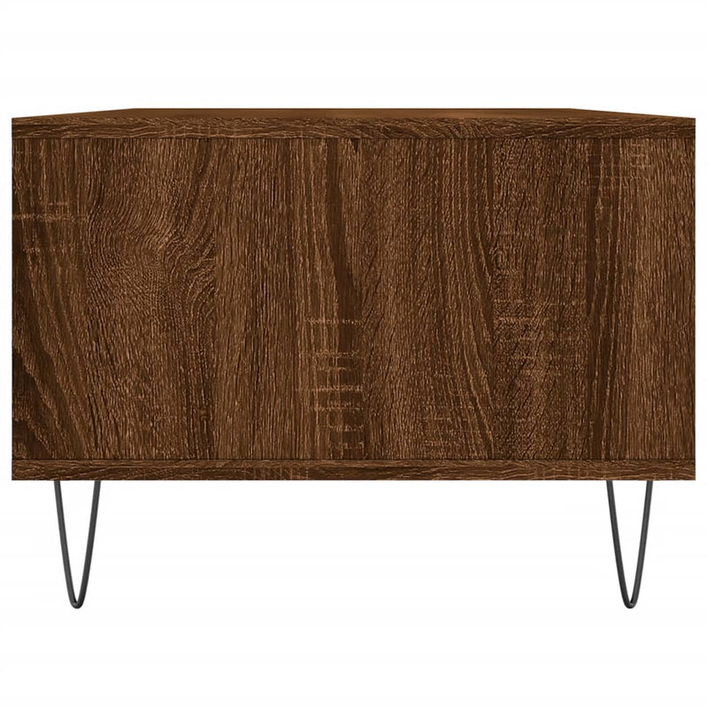 vidaXL barna tölgyszínű szerelt fa dohányzóasztal 90x50x36,5 cm
