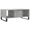 vidaXL betonszürke szerelt fa dohányzóasztal 90x50x36,5 cm