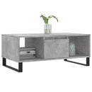 vidaXL betonszürke szerelt fa dohányzóasztal 90x50x36,5 cm
