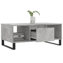 vidaXL betonszürke szerelt fa dohányzóasztal 90x50x36,5 cm