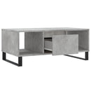 vidaXL betonszürke szerelt fa dohányzóasztal 90x50x36,5 cm