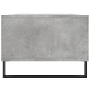 vidaXL betonszürke szerelt fa dohányzóasztal 90x50x36,5 cm