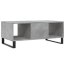 vidaXL betonszürke szerelt fa dohányzóasztal 90x50x36,5 cm