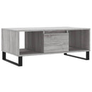 vidaXL szürke sonoma színű szerelt fa dohányzóasztal 90 x 50 x 36,5 cm