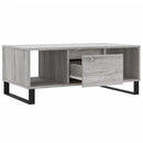 vidaXL szürke sonoma színű szerelt fa dohányzóasztal 90 x 50 x 36,5 cm