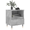 vidaXL 2 db betonszürke szerelt fa éjjeliszekrény 40 x 35 x 50 cm