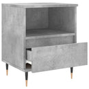 vidaXL 2 db betonszürke szerelt fa éjjeliszekrény 40 x 35 x 50 cm