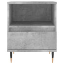 vidaXL 2 db betonszürke szerelt fa éjjeliszekrény 40 x 35 x 50 cm