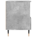 vidaXL 2 db betonszürke szerelt fa éjjeliszekrény 40 x 35 x 50 cm
