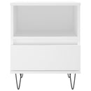 vidaXL fehér szerelt fa éjjeliszekrény 40 x 35 x 50 cm