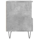 vidaXL betonszürke szerelt fa éjjeliszekrény 40x35x50 cm