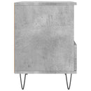 vidaXL 2 db betonszürke szerelt fa éjjeliszekrény 40 x 35 x 50 cm