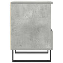 vidaXL 2 db betonszürke szerelt fa éjjeliszekrény 40 x 35 x 50 cm