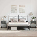 vidaXL 2 db szürke sonoma színű éjjeliszekrény 40 x 35 x 50 cm