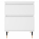 vidaXL fehér szerelt fa éjjeliszekrény 40 x 35 x 50 cm