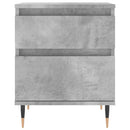 vidaXL betonszürke szerelt fa éjjeliszekrény 40x35x50 cm