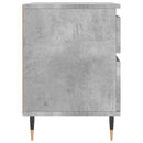 vidaXL betonszürke szerelt fa éjjeliszekrény 40x35x50 cm