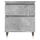 vidaXL 2 db betonszürke szerelt fa éjjeliszekrény 40 x 35 x 50 cm