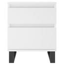 vidaXL fehér szerelt fa éjjeliszekrény 40 x 35 x 50 cm