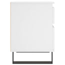 vidaXL 2 db fehér szerelt fa éjjeliszekrény 40 x 35 x 50 cm