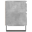 vidaXL betonszürke szerelt fa éjjeliszekrény 40x35x50 cm