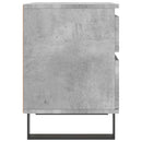 vidaXL 2 db betonszürke szerelt fa éjjeliszekrény 40 x 35 x 50 cm